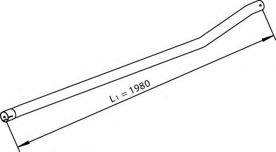 DINEX 28706 Exhaust Pipe
